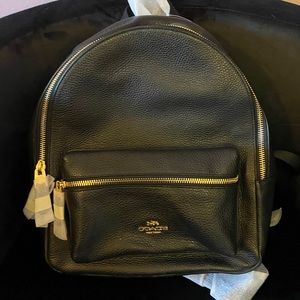 Coach Black Medium Charlie Backpack